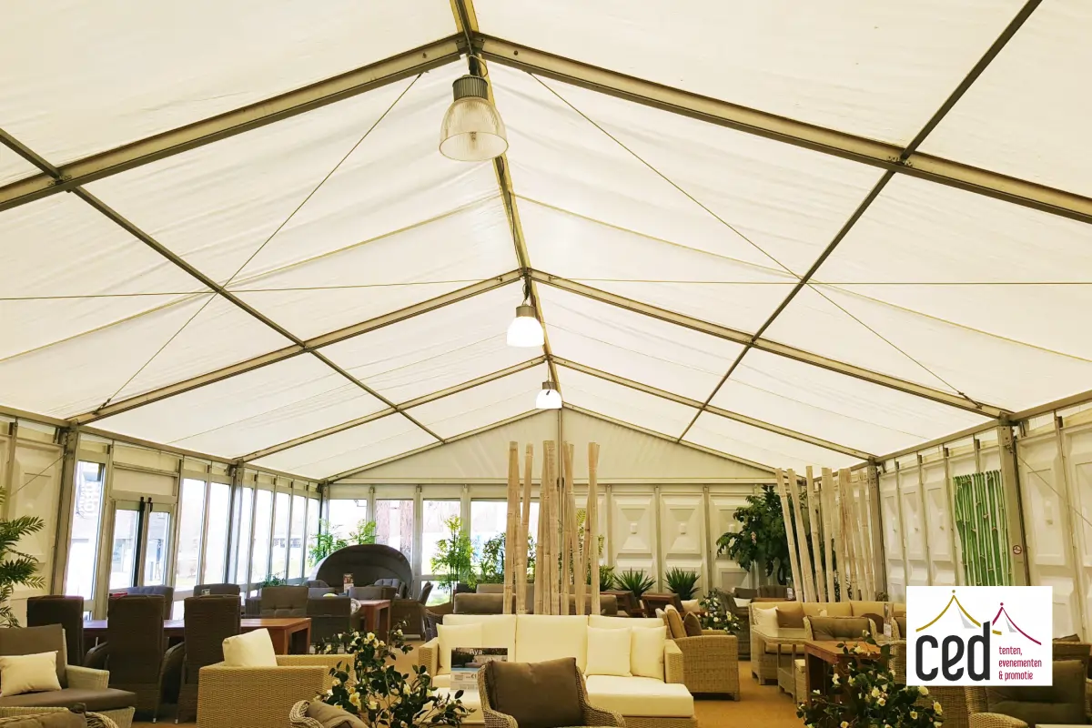 aluminium opslaghal tent